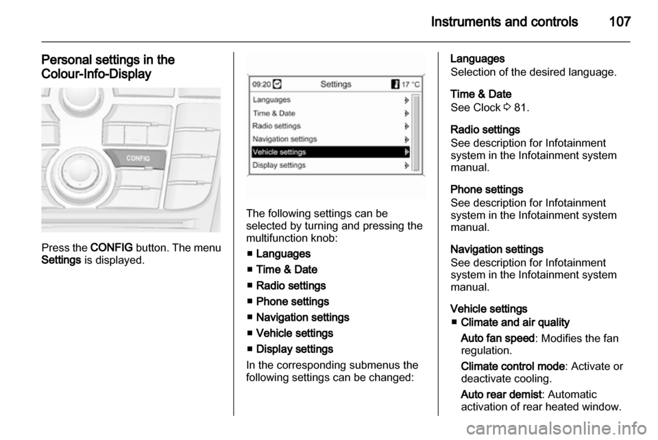 VAUXHALL MERIVA 2013  Owners Manual 
