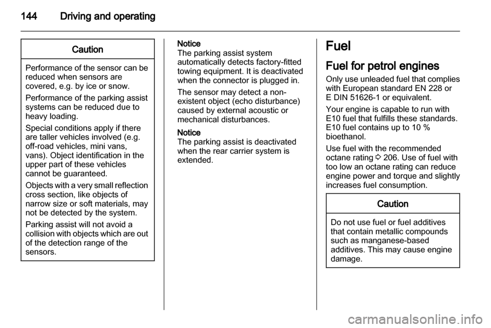 VAUXHALL MERIVA 2013  Owners Manual 