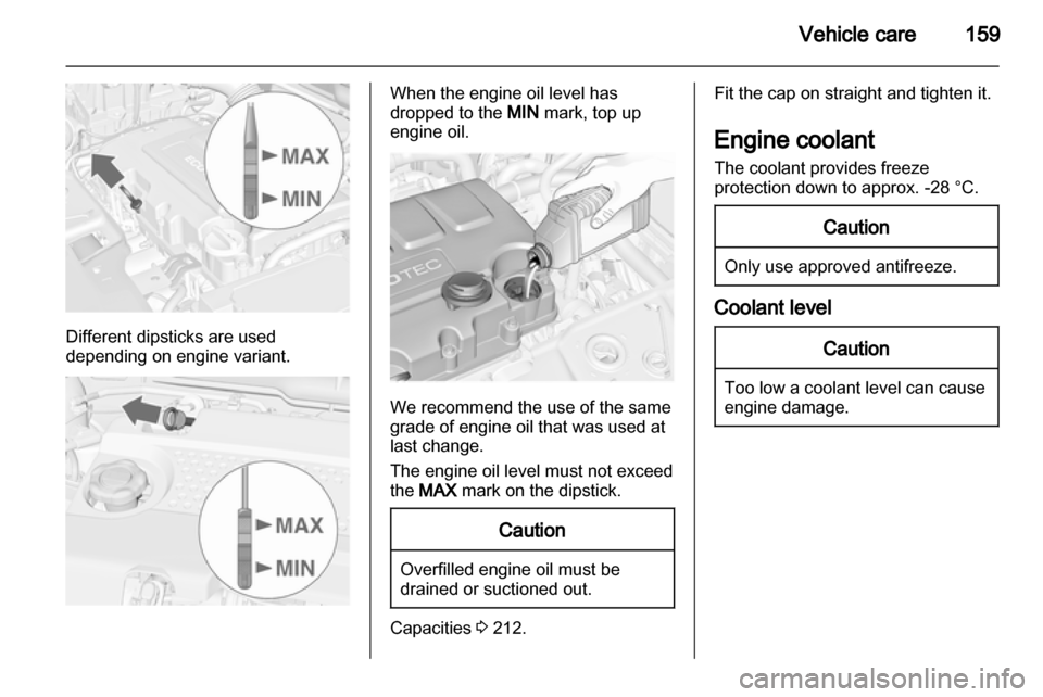 VAUXHALL MERIVA 2013  Owners Manual 