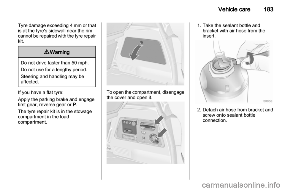 VAUXHALL MERIVA 2013  Owners Manual 