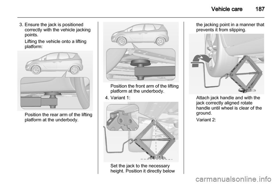 VAUXHALL MERIVA 2013  Owners Manual 