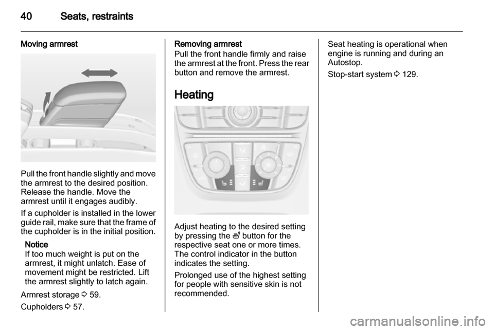 VAUXHALL MERIVA 2013  Owners Manual 