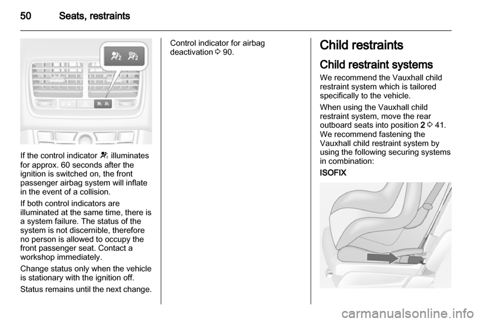 VAUXHALL MERIVA 2013  Owners Manual 