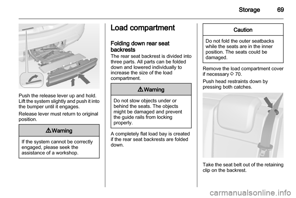 VAUXHALL MERIVA 2013  Owners Manual 
