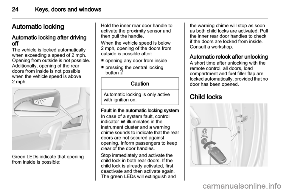 VAUXHALL MERIVA 2013.5  Owners Manual 