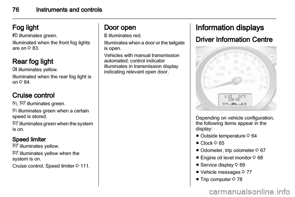 VAUXHALL MOVANO_B 2011  Owners Manual 