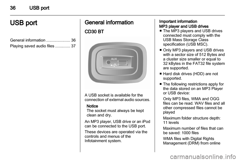 VAUXHALL MOVANO_B 2012.5  Infotainment system 