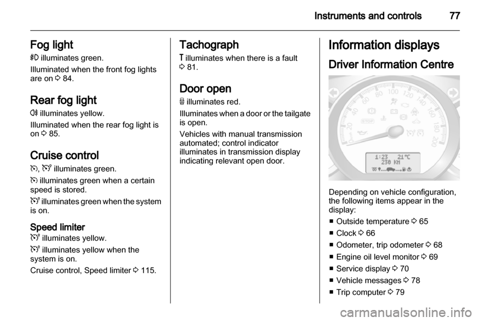 VAUXHALL MOVANO_B 2012.5  Owners Manual 