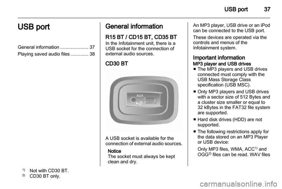 VAUXHALL MOVANO_B 2013  Infotainment system 