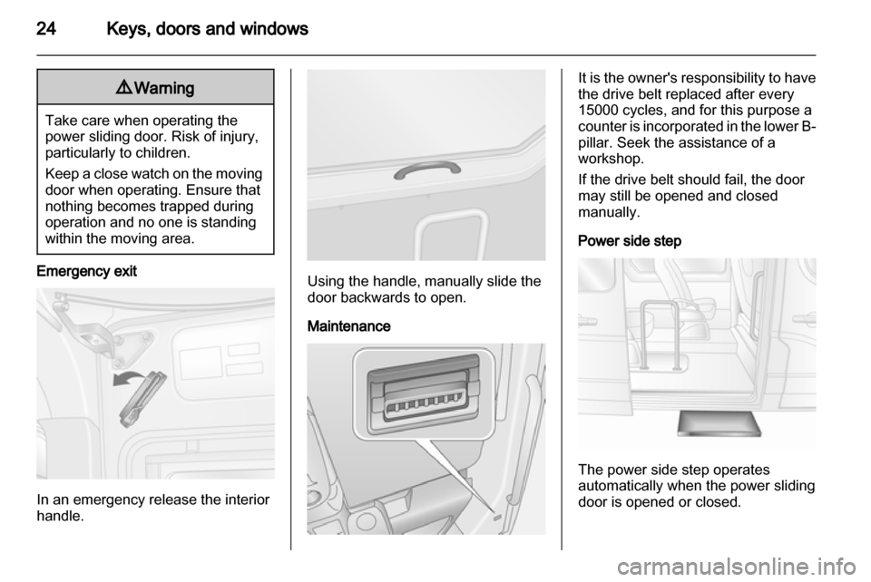 VAUXHALL MOVANO_B 2013.5  Owners Manual 