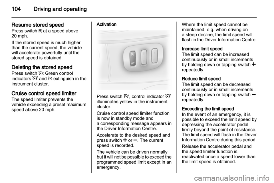 VAUXHALL VIVARO 2012  Owners Manual 