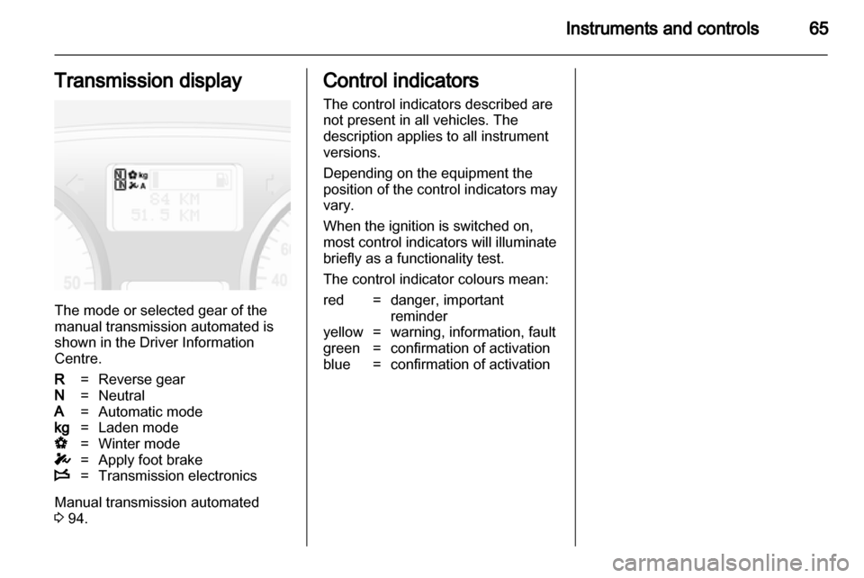 VAUXHALL VIVARO 2012  Owners Manual 