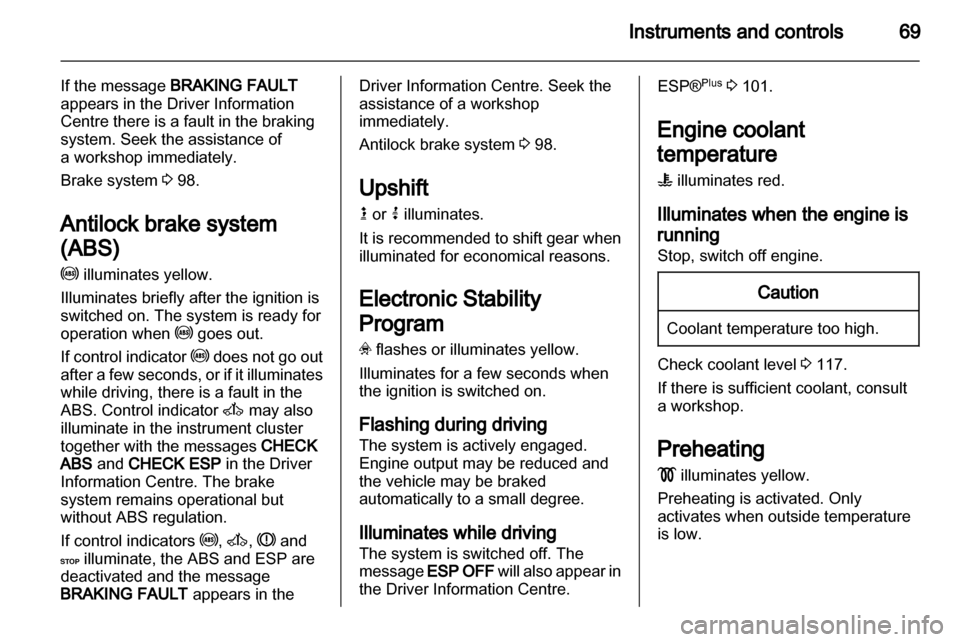 VAUXHALL VIVARO 2012  Owners Manual 