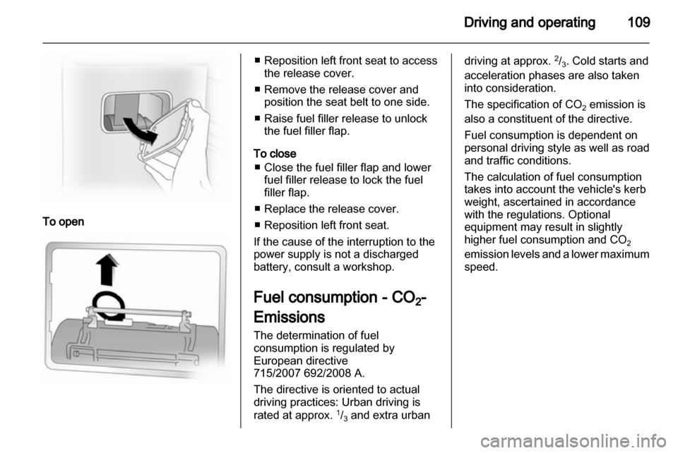 VAUXHALL VIVARO 2013  Owners Manual 