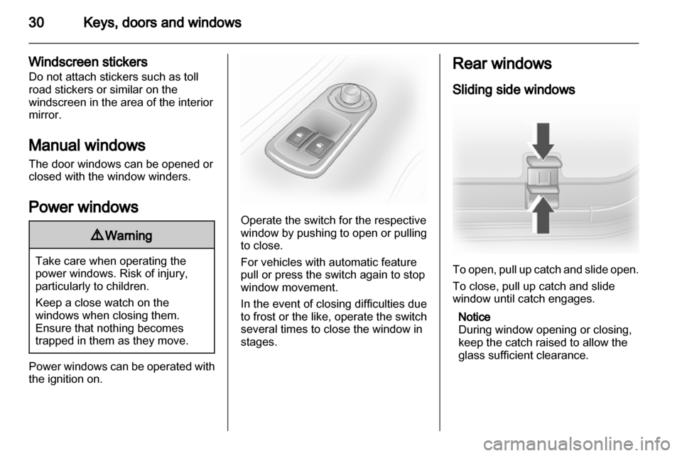 VAUXHALL VIVARO 2013  Owners Manual 