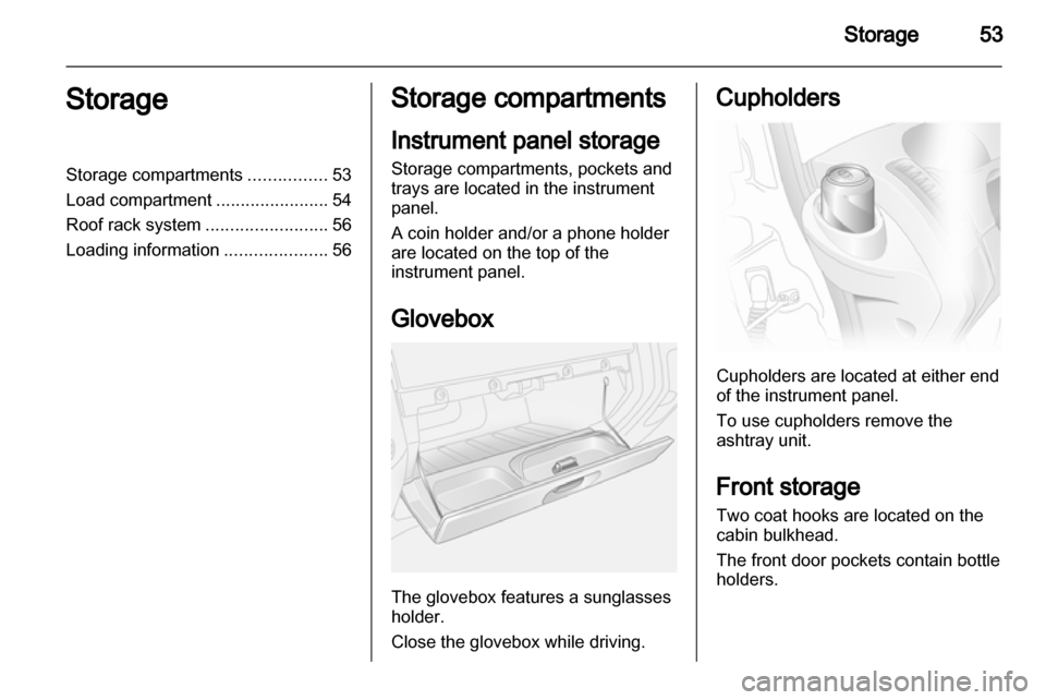 VAUXHALL VIVARO 2013  Owners Manual 