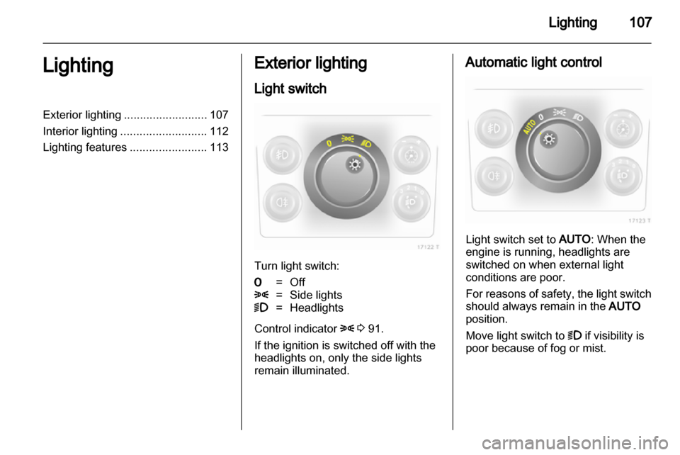 VAUXHALL ZAFIRA 2010  Owners Manual 