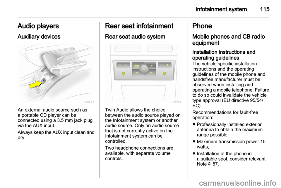 VAUXHALL ZAFIRA 2010  Owners Manual 