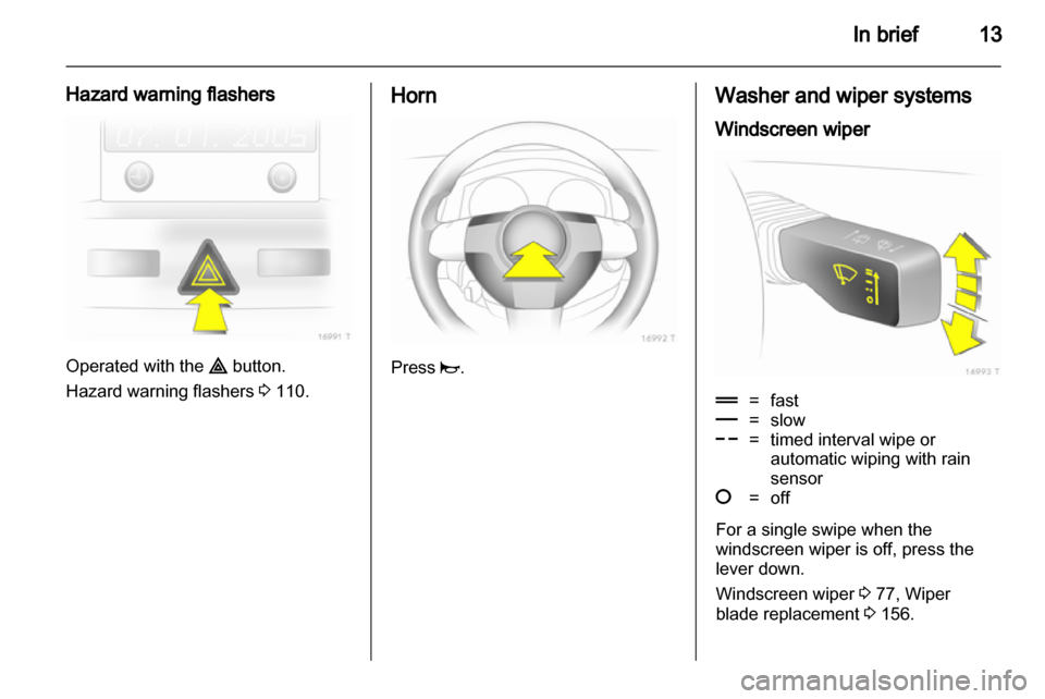 VAUXHALL ZAFIRA 2010  Owners Manual 