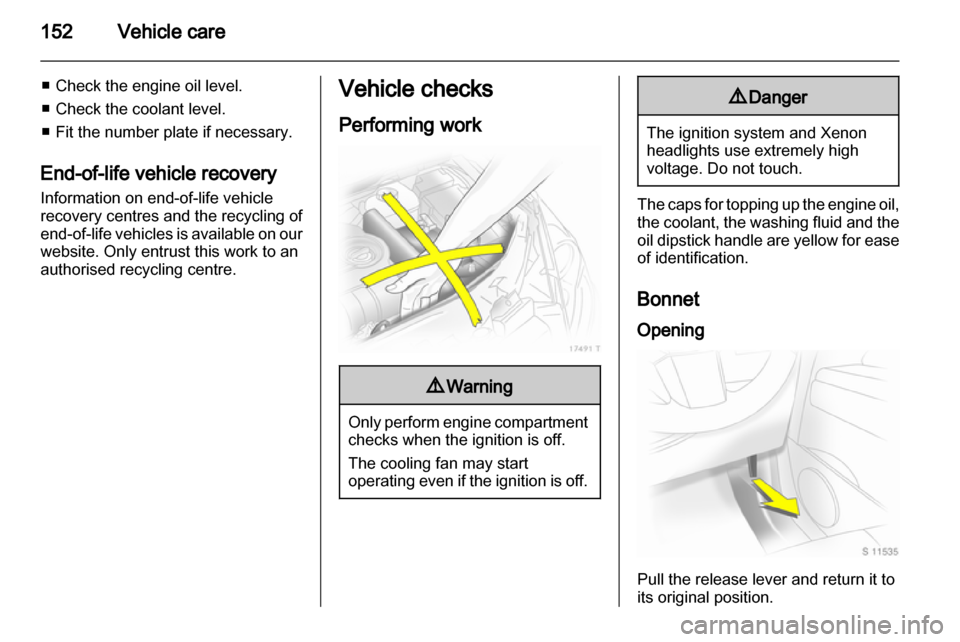 VAUXHALL ZAFIRA 2010  Owners Manual 