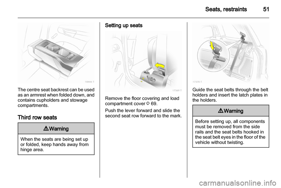 VAUXHALL ZAFIRA 2010  Owners Manual 