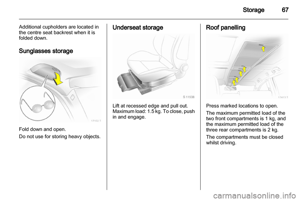 VAUXHALL ZAFIRA 2010  Owners Manual 