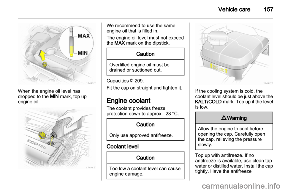 VAUXHALL ZAFIRA 2011  Owners Manual 