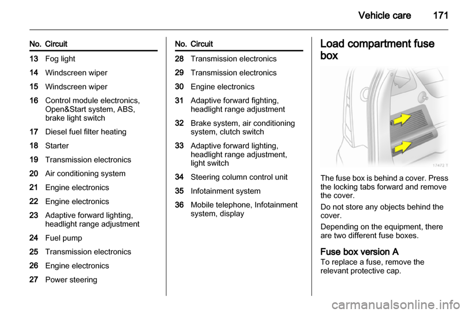 VAUXHALL ZAFIRA 2011  Owners Manual 