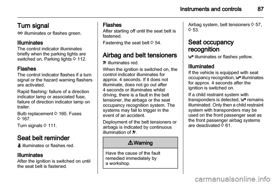 VAUXHALL ZAFIRA 2011  Owners Manual 