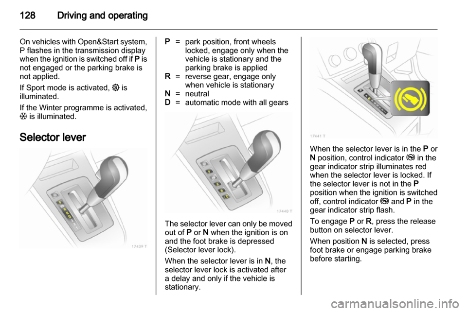 VAUXHALL ZAFIRA 2012  Owners Manual 