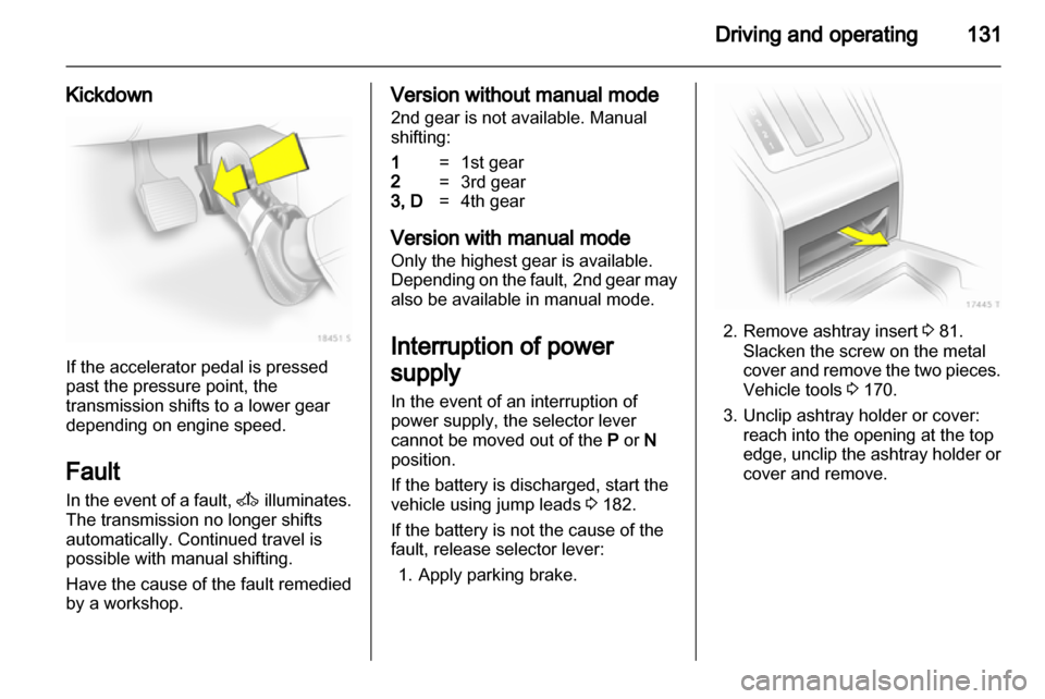 VAUXHALL ZAFIRA 2012  Owners Manual 