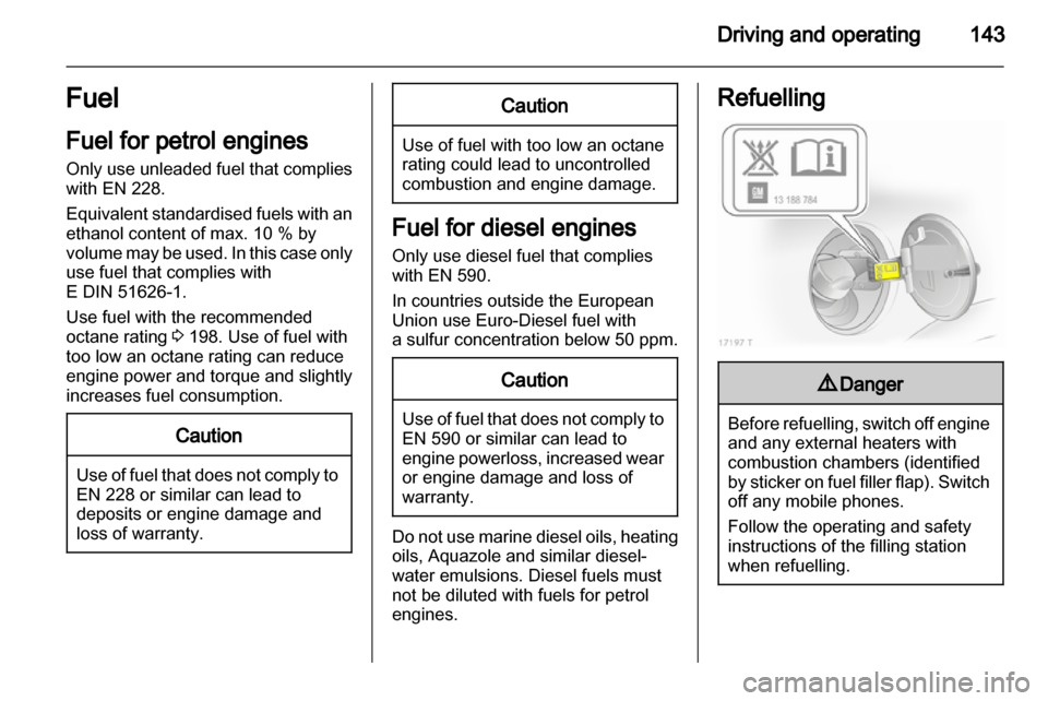 VAUXHALL ZAFIRA 2012  Owners Manual 