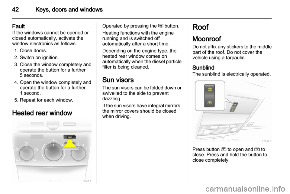 VAUXHALL ZAFIRA 2012  Owners Manual 
