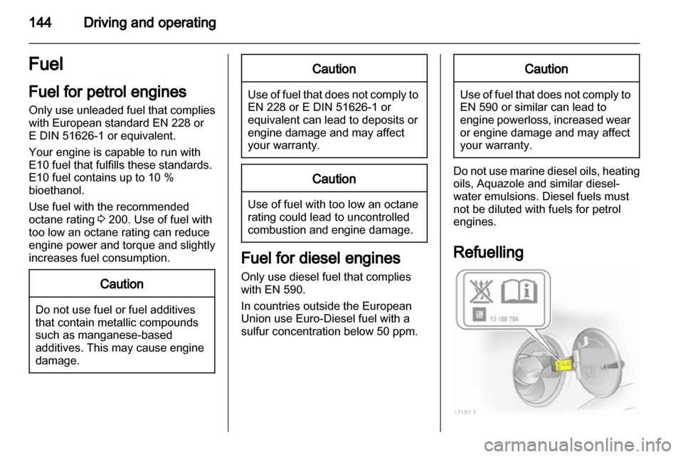 VAUXHALL ZAFIRA 2013  Owners Manual 