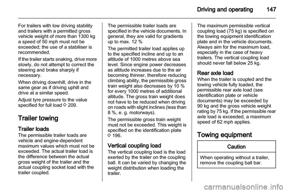 VAUXHALL ZAFIRA 2013  Owners Manual 