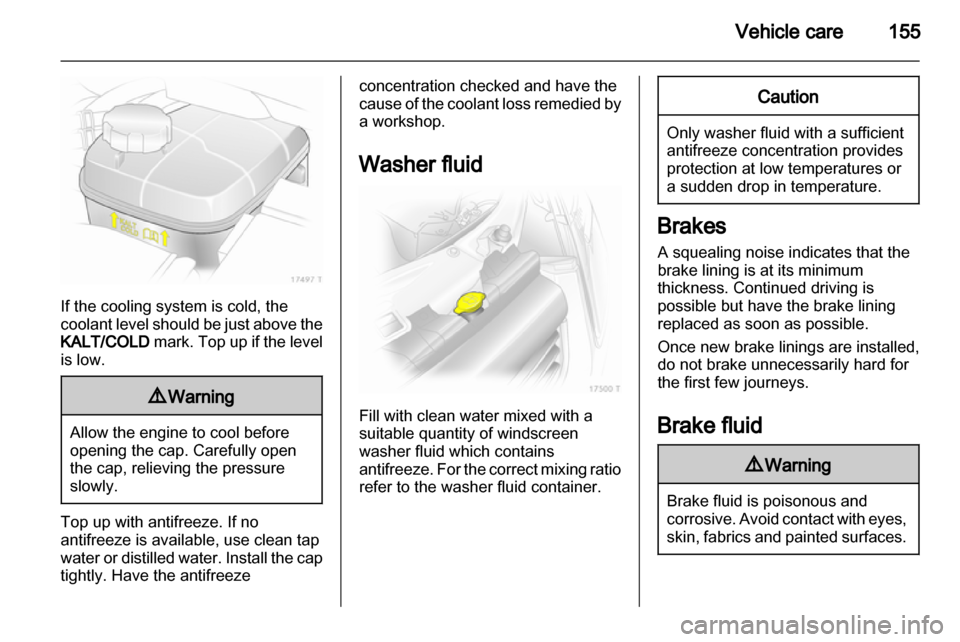 VAUXHALL ZAFIRA 2013  Owners Manual 