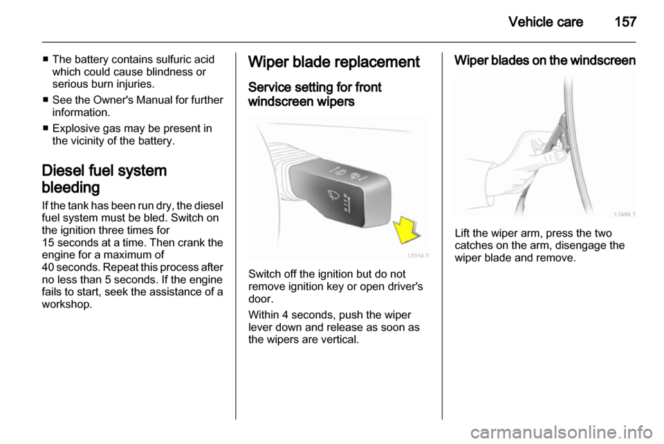 VAUXHALL ZAFIRA 2013  Owners Manual 