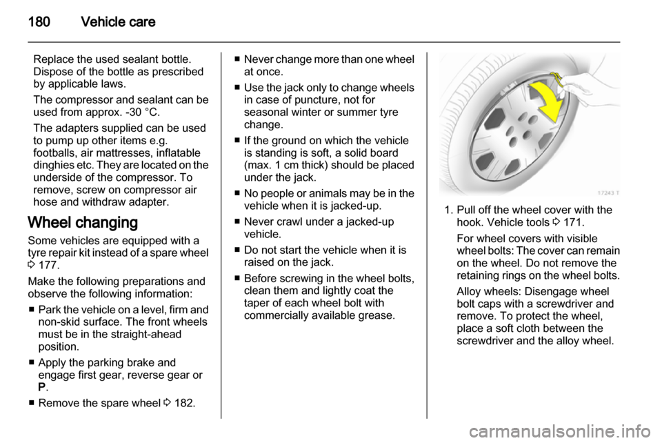 VAUXHALL ZAFIRA 2013  Owners Manual 