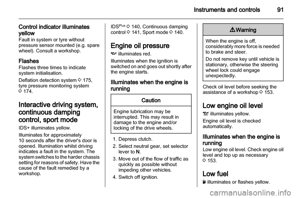 VAUXHALL ZAFIRA 2013  Owners Manual 