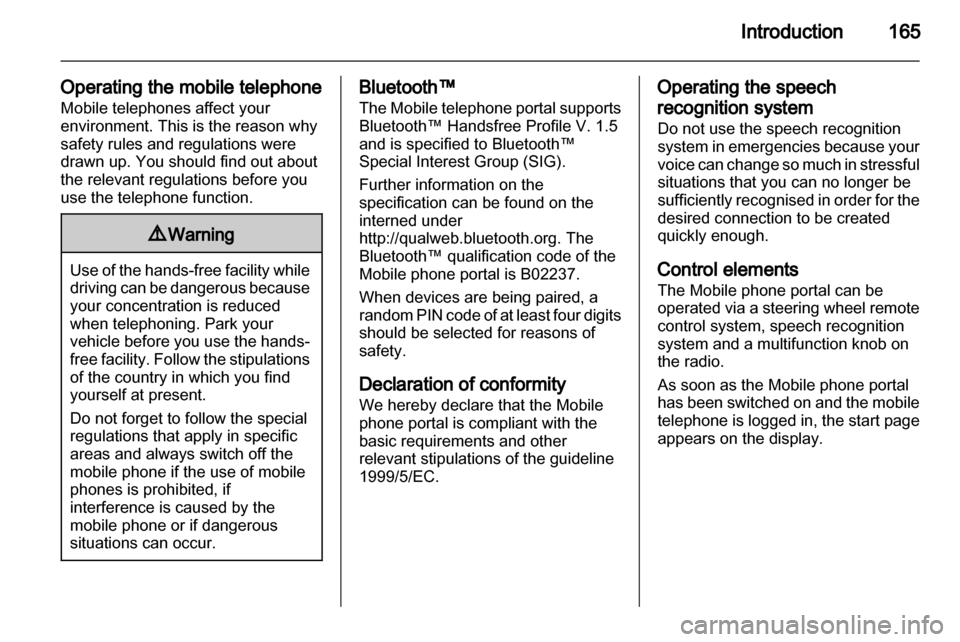 VAUXHALL ZAFIRA B 2013  Infotainment system 