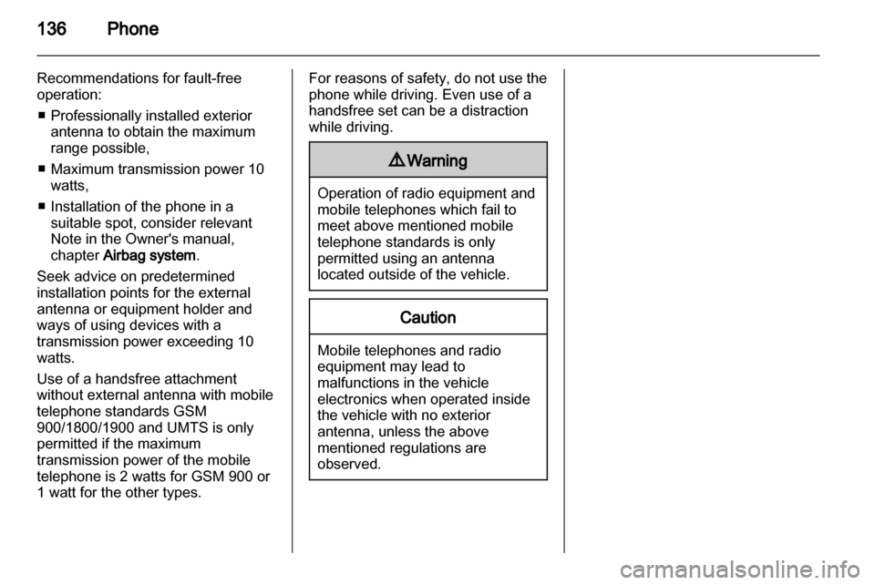 VAUXHALL ZAFIRA C 2013.5  Infotainment system 