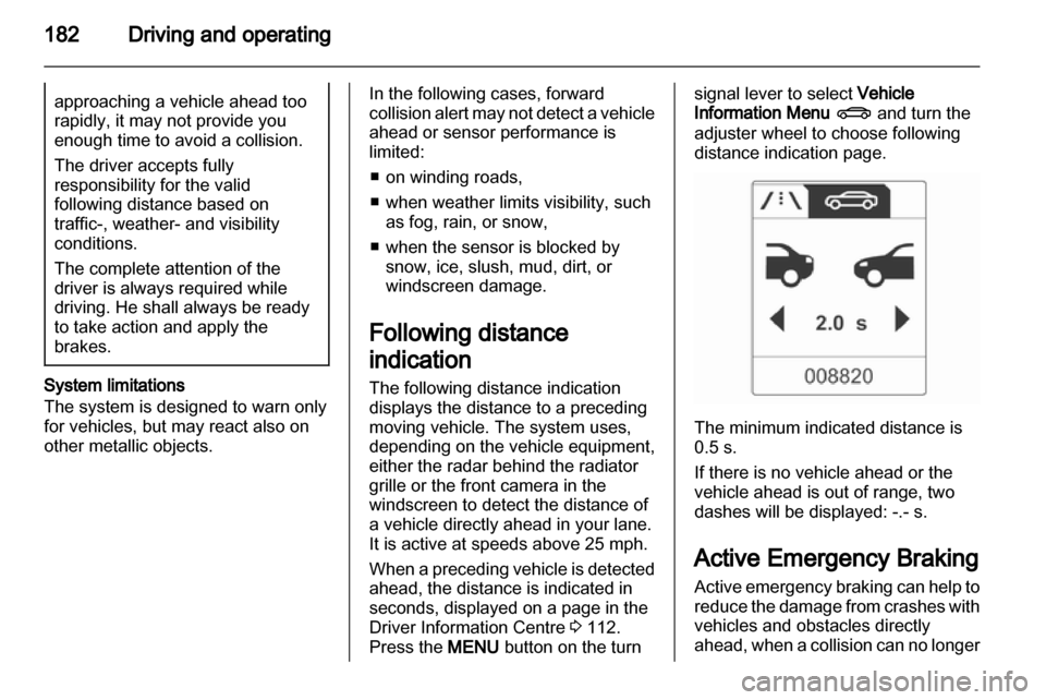 VAUXHALL ZAFIRA TOURER 2013  Owners Manual 