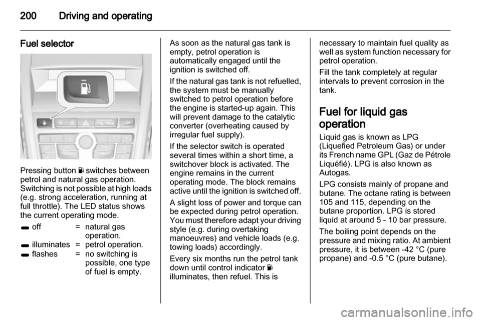 VAUXHALL ZAFIRA TOURER 2013  Owners Manual 
