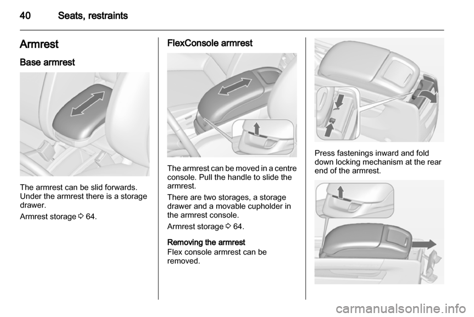 VAUXHALL ZAFIRA TOURER 2013  Owners Manual 