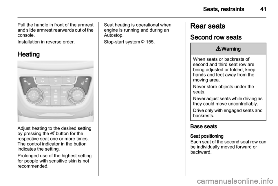 VAUXHALL ZAFIRA TOURER 2013  Owners Manual 