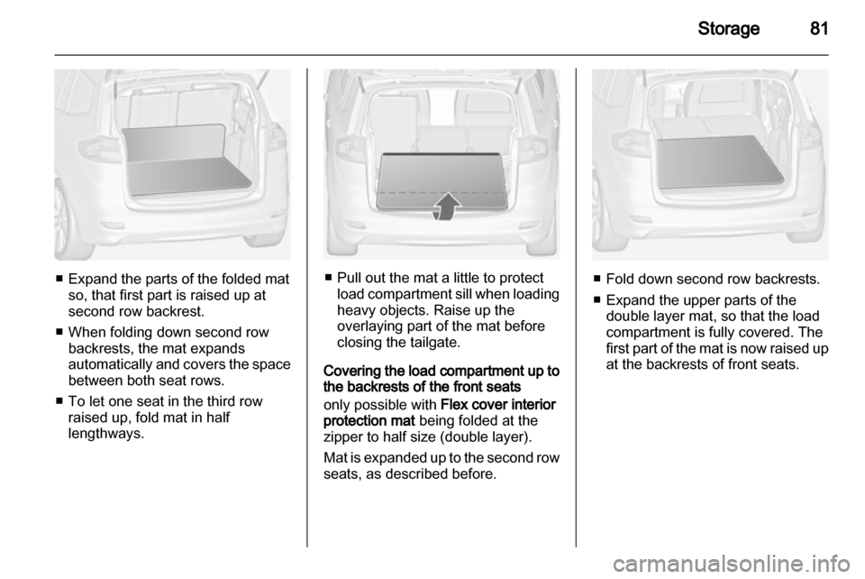 VAUXHALL ZAFIRA TOURER 2013  Owners Manual 