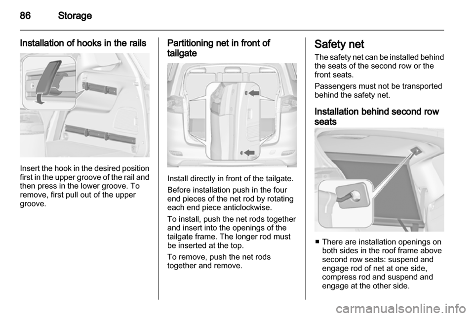 VAUXHALL ZAFIRA TOURER 2013  Owners Manual 