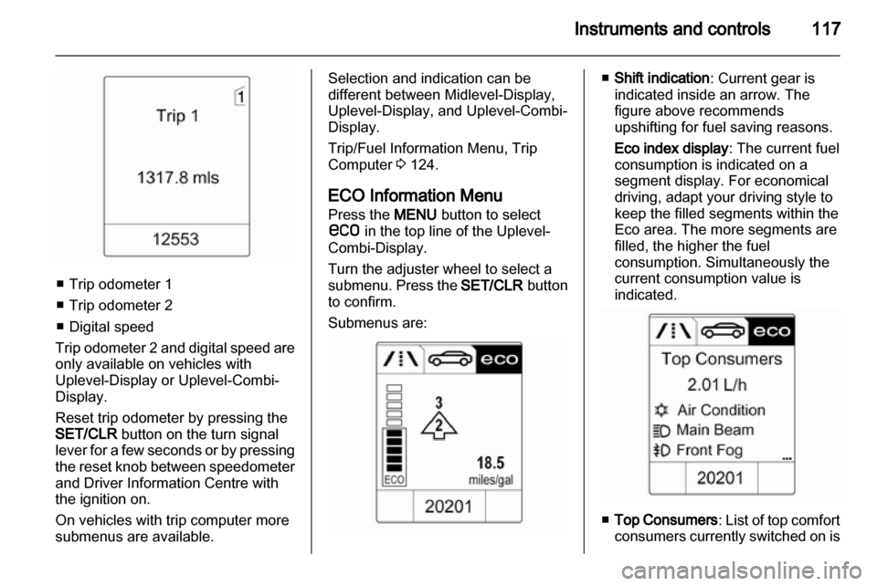 VAUXHALL ZAFIRA TOURER 2013.5  Owners Manual 