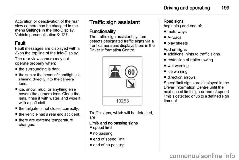 VAUXHALL ZAFIRA TOURER 2013.5  Owners Manual 