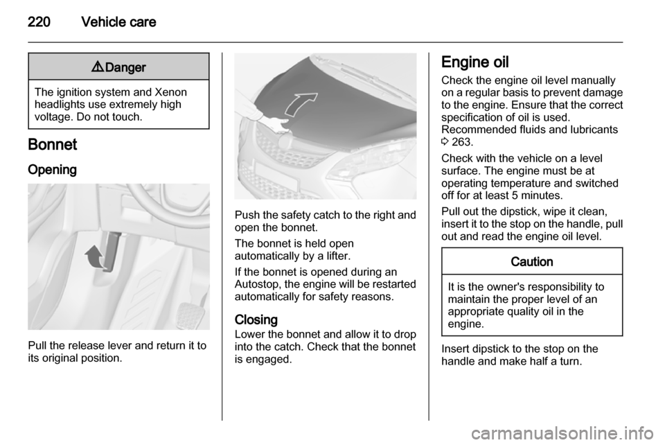 VAUXHALL ZAFIRA TOURER 2013.5  Owners Manual 